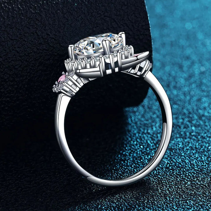 Anello Regolabile a Forma di Gatto con Zirconia – Anello Carino per Donne