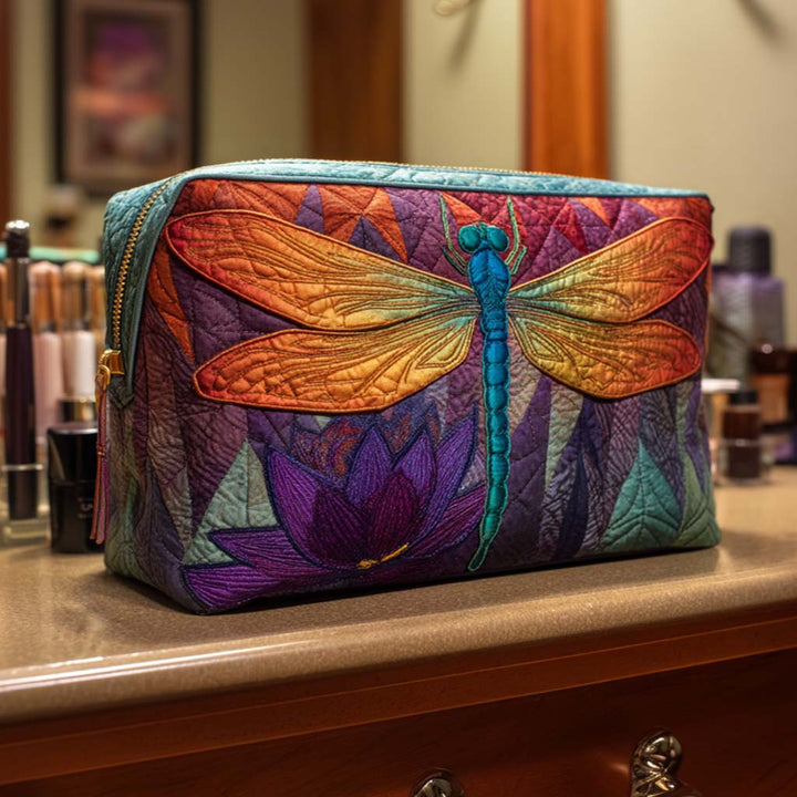 Borsa per trucco trapuntata Sparkling Stream