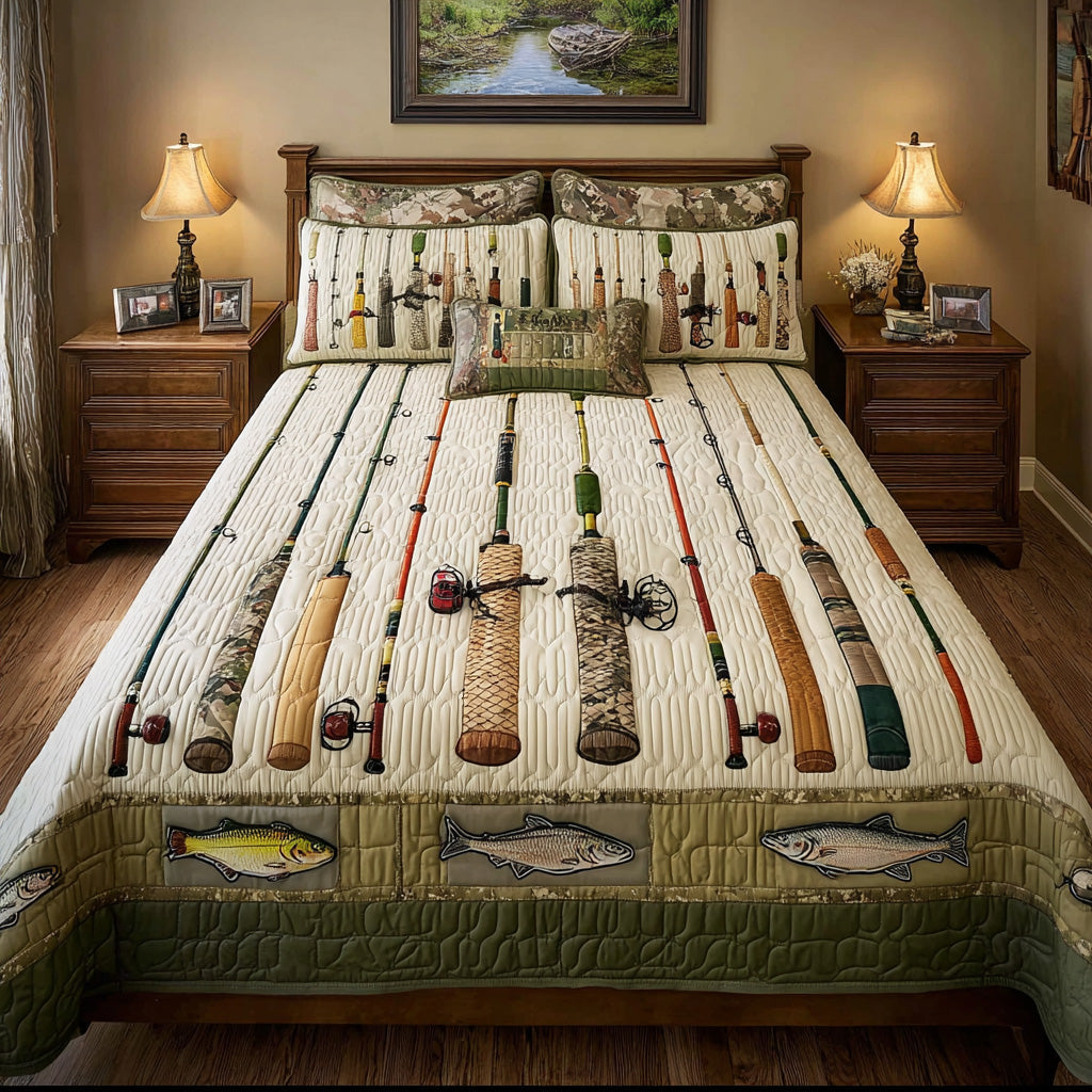 Set di Biancheria da Letto Vintage 3 Pezzi