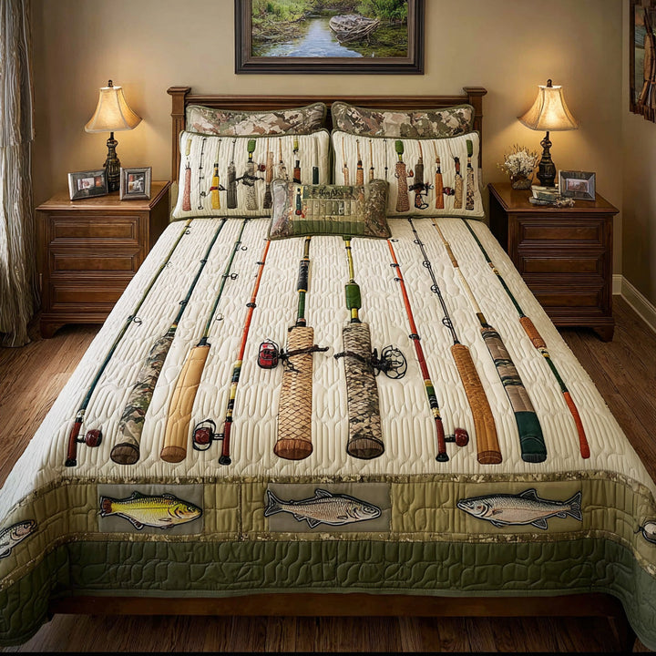 Set di Biancheria da Letto Vintage 3 Pezzi