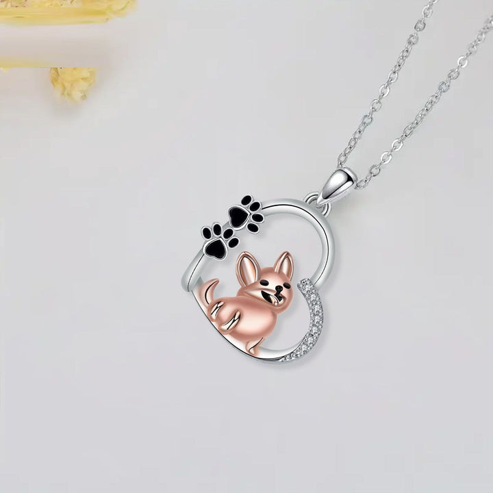 Collana per Cani in Oro Rosa