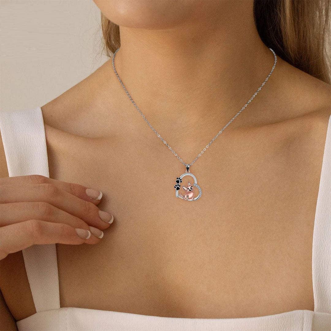 Collana per Cani in Oro Rosa