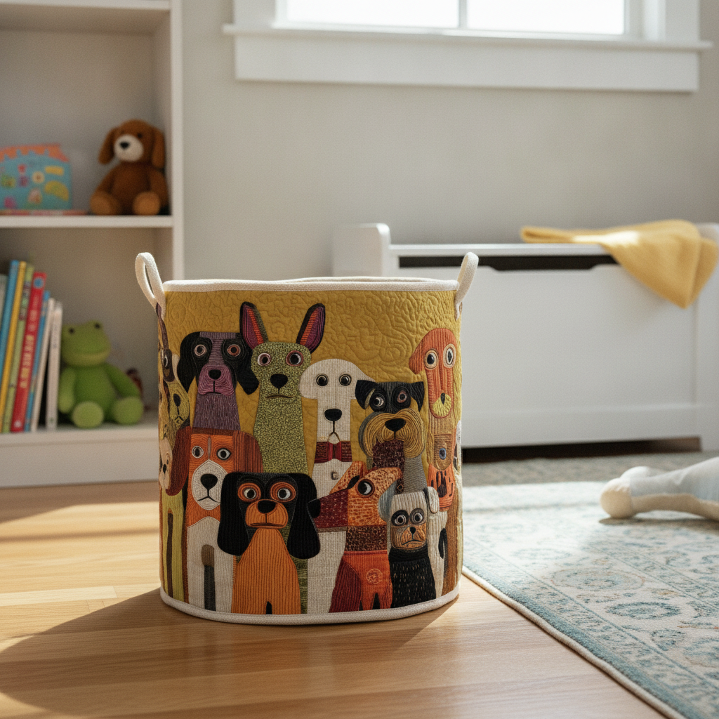 Cesto della Biancheria Whimsy Woofs