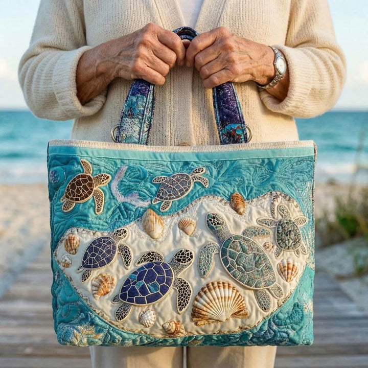 Borsa a Spalla Artigianale Turtle Embrace