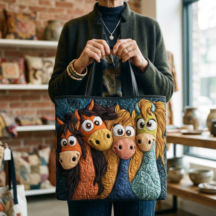 Borsa a Spalla Artigianale Fantasiosa con Pony